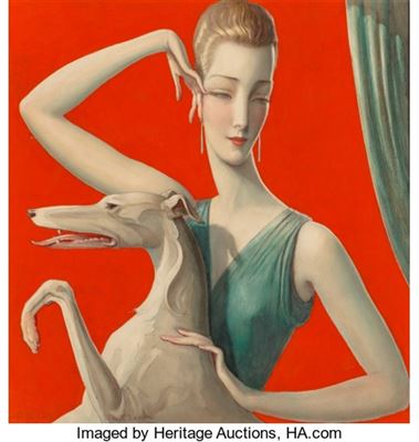 Elegant Woman and Afghan by Wladyslaw Benda - Auction record, sale price, and art valuation. Compare with similar artists and explore comparable artworks.