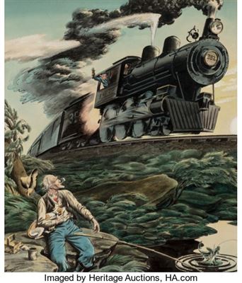 Casey Jones, book illustration