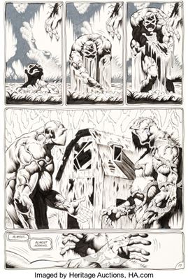 Shawn McManus Swamp Thing V2#28 Story Page 17 Original Art (DC, 1984)