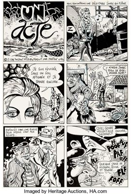 S. Clay Wilson 2. (Two): "Un Acte" Original Art Complete 7-Page Story (Keith Green Publ., 1975). by Steven Clay Wilson - Auction record, sale price, and art valuation. Compare with similar artists and explore comparable artworks.
