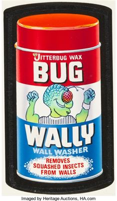 Jay Lynch Wacky Packages 13th Series Bug Wally Card Illustration Original Art (Topps, 1975)