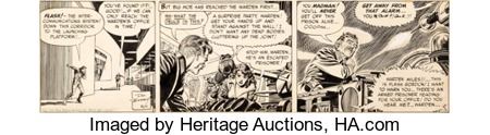 Dan Barry Flash Gordon Daily Comic Strip Original Art 12-11-51 (King Features Syndicate, 1951)