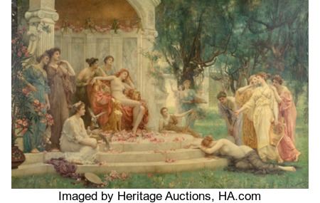 Psyche before the throne of Venus