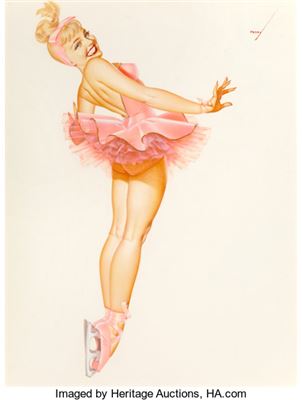 Back Bend on Toes Ballet, Ice Capades