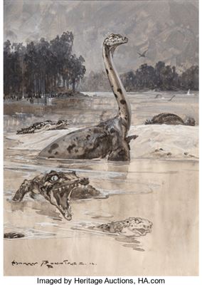 The Lost World, The Strand magazine interior illustration