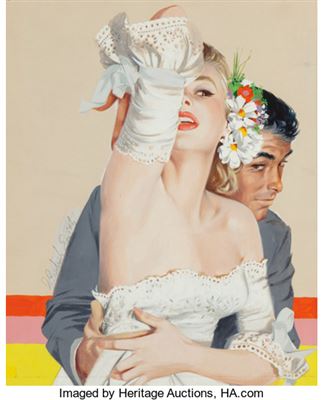 Holding You by J Frederick Smith - Auction record, sale price, and art valuation. Compare with similar artists and explore comparable artworks.