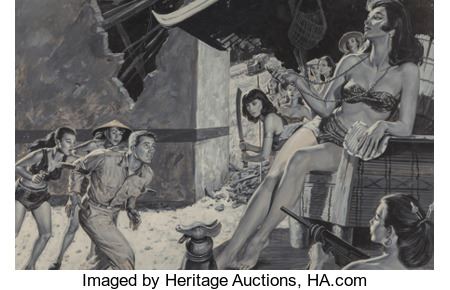 Take me to your Leader, probable magazine interior illustration