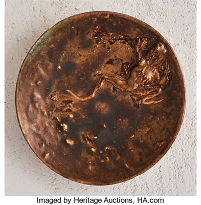 Charger with Frog Motif