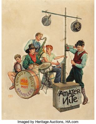 Beginning Showman, The Saturday Evening Post cover, January 11, 1936