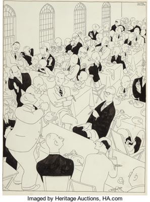 Club Life in American, New Yorker cartoon, May 25, 1935