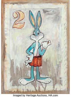 Bomber Bunny 2-Patriot Series (White) by James Cauty - Auction record, sale price, and art valuation. Compare with similar artists and explore comparable artworks.