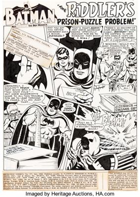 Frank Springer and Sid Greene Detective Comics #377 Complete 15-Page Story Batman and Robin Original Art (DC, 1968) by Frank Springer - Auction record, sale price, and art valuation. Compare with similar artists and explore comparable artworks.