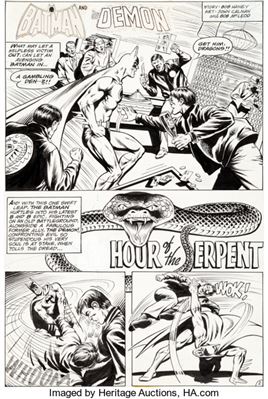 John Calnan and Bob McLeod The Brave & the Bold # 137 Partial Story Original Art Group of 10 (DC Comics, 1977)