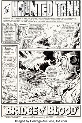 Sam Glanzman and Dick Ayers G.I. Combat #226 Complete 12-Page Story Original Art (DC Comics, 1981) by Sam Glanzman - Auction record, sale price, and art valuation. Compare with similar artists and explore comparable artworks.