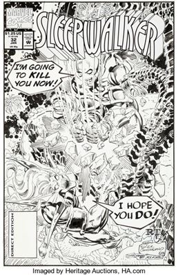 Art Nichols and Dick Giordano Sleepwalker #32 Cover Original Art (Marvel, 1994) by Art Nichols - Auction record, sale price, and art valuation. Compare with similar artists and explore comparable artworks.
