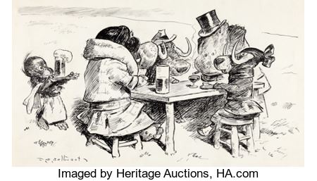 Thomas Sullivant Life Magazine Illustration Original Art (Life Publishing Company, 1921)