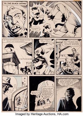 Charles Sultan Yankee Comics #1 Story Page 5 Original Art (Chesler/Dynamic, 1941)