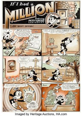 Leslie Cabarga If I Had a Million Complete 4-Page Story (undated)