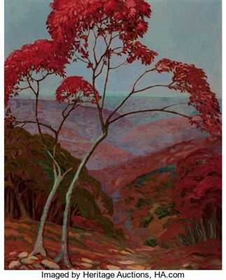 Fall Lines by Edna Gertrude Collins - Auction record, sale price, and art valuation. Compare with similar artists and explore comparable artworks.