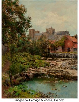 Ripon Cathedral by John Wallace - Auction record, sale price, and art valuation. Compare with similar artists and explore comparable artworks.