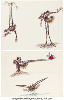 Tim Burton The Black Cauldron Character Design Concept Art Group of 4 (Walt Disney, 1977) by Tim Burton - Auction record, sale price, and art valuation. Compare with similar artists and explore comparable artworks.