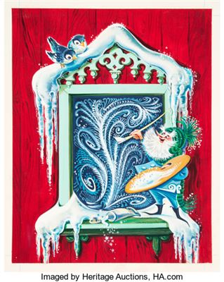 Children's Book Illustration Samples Group of 3 (c. 1950s-60s)