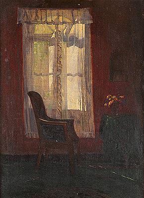 Interieur mit Stuhl