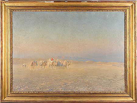 Sample artwork by Carl Alexander Brendel (1877 - 1945), known for animal and landscape painting, woodcutting, and illustration - View similar artists and auction records