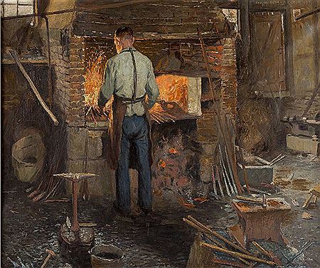 Blacksmith at the forge