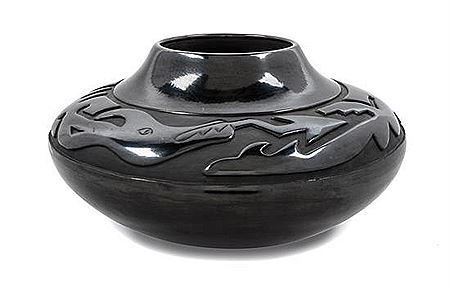 Incised Blackware Jar by LuAnn Tafoya - Auction record, sale price, and art valuation. Compare with similar artists and explore comparable artworks.