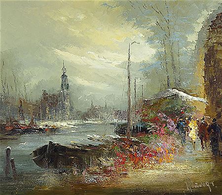 Blumenmarkt an der Gracht