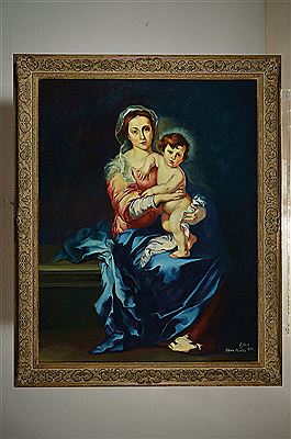 Madonna and Child, copy after Murillo 1975