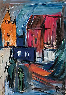 City view by Hartmut "Haki" Ritzerfeld - Auction record, sale price, and art valuation. Compare with similar artists and explore comparable artworks.