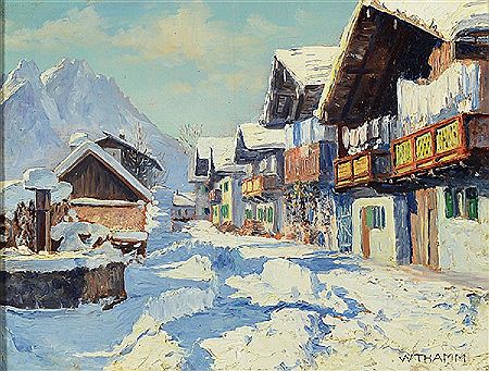 Garmisch in snow