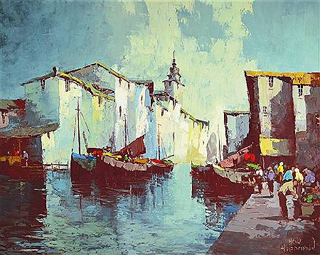 Fishing Boats on the Canal
