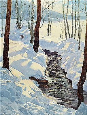 Winter Landscape with Beck