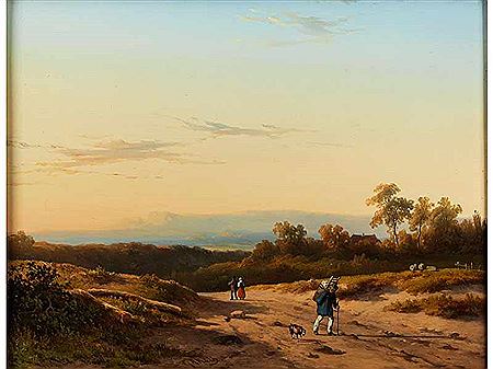 SPÄTSOMMERLICHE LANDSCHAFT IM NACHMITTAGSLICHT
