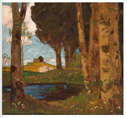 Frühlingslandschaft by Karl Hermann Muller-Samerberg - Auction record, sale price, and art valuation. Compare with similar artists and explore comparable artworks.