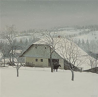 "Vallée des Bornes / Hte Savoie" by Claude Sauthier - Auction record, sale price, and art valuation. Compare with similar artists and explore comparable artworks.