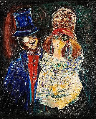 Sample artwork by Henry Roland (1920 - 2000), known for painting - View similar artists and auction records