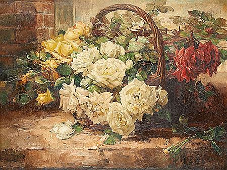 Le panier aux roses