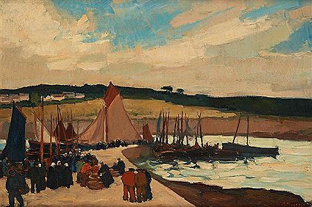 Vue du port de Concarneau