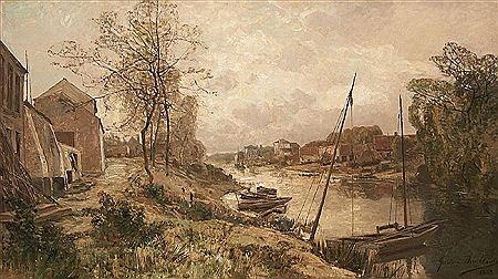 Vue du canal Gent-Terneuzen à la hauteur de Landerbrugge