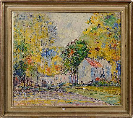 "Maisons blanches à Droogenbosch"