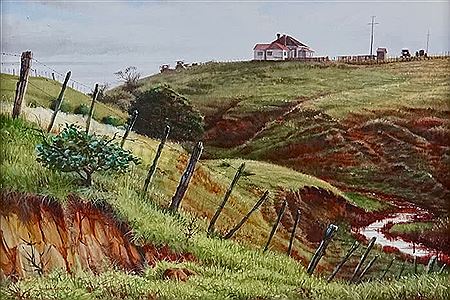 The Old Homestead by the Sea - Hotere's Place by Grahame Braddock - Auction record, sale price, and art valuation. Compare with similar artists and explore comparable artworks.