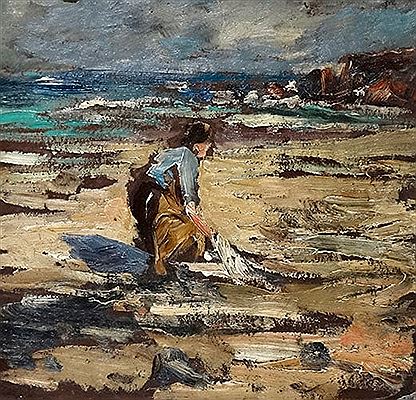 Mending the Nets by Herbert Ivan Babbage - Auction record, sale price, and art valuation. Compare with similar artists and explore comparable artworks.
