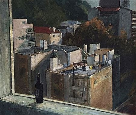 The Washing Line, Rhana Flats, Wellington by Russell Hollings - Auction record, sale price, and art valuation. Compare with similar artists and explore comparable artworks.