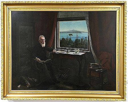 Sample artwork by Louis J (John) Steele (1842 - 1918), known for portrait, landscape and genre painting - View similar artists and auction records