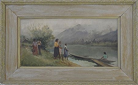 On the Waikato by Walter Wright - Auction record, sale price, and art valuation. Compare with similar artists and explore comparable artworks.