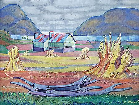 Lakeside Farm by William James Reed - Auction record, sale price, and art valuation. Compare with similar artists and explore comparable artworks.